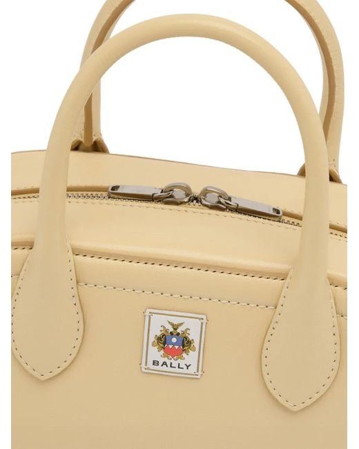 Bally Natural Unda Grained-Leather Tote Bag