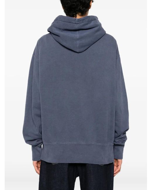 Kuro Blue Pouch-Pocket Hoodie