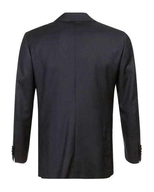 Kiton Black Single-Breasted Suit for men