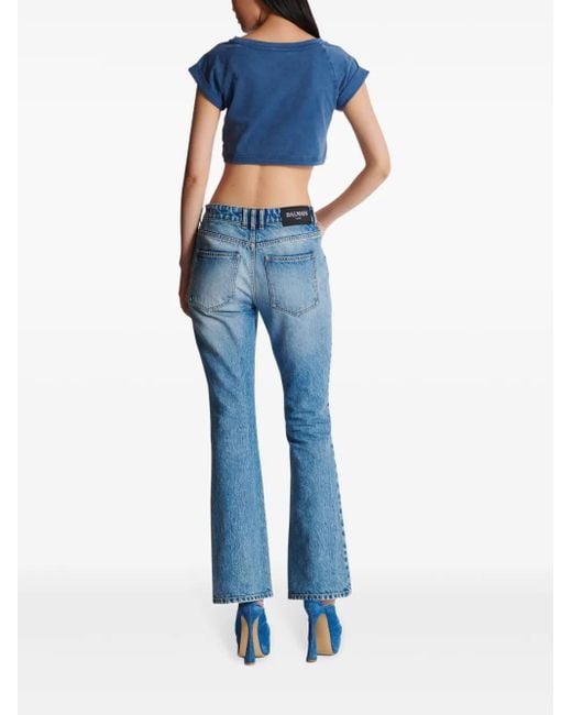 Balmain Blue Flare Jeans
