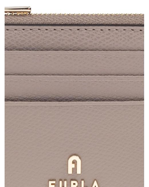 Furla Pasjeshouder Met Rits in het Gray