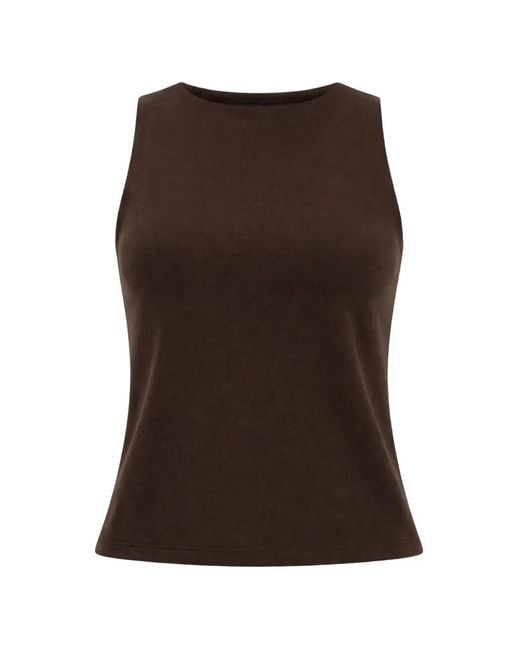 Reformation Brown Pears Top