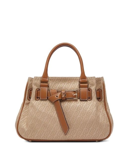 Liu Jo Natural Small Jacquard Handbag