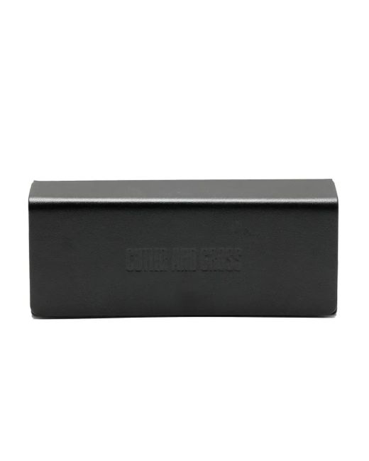 Juun.J Gray Embossed Internal Logo Sunglasses
