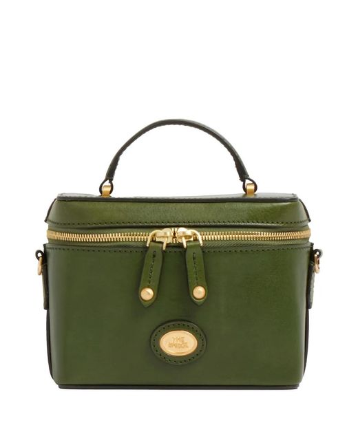 The Bridge Green Leather Mini Bag