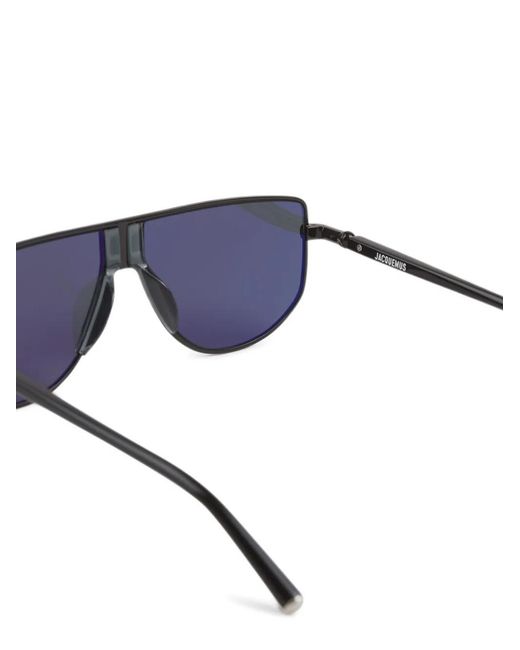 Jacquemus Gray Geometric-Frame Sunglasses