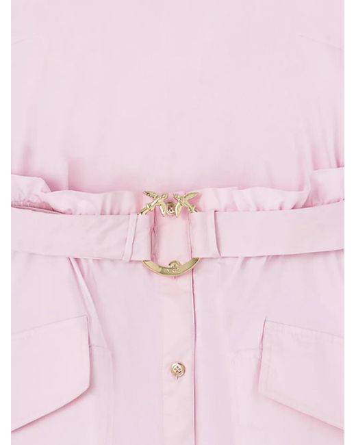 Pinko ベルテッド ドレス Pink