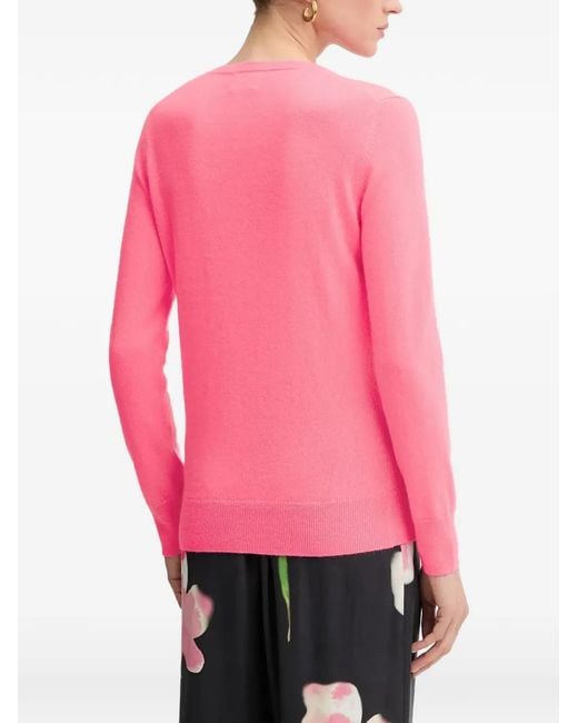 From Future Pink V-Neck Sweater