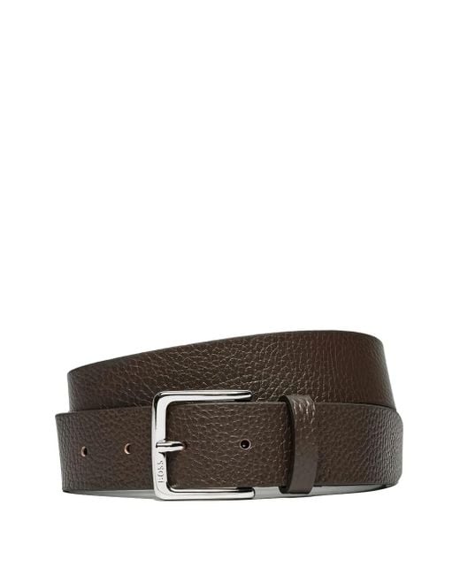 Boss Brown Leather Belt for men