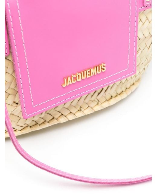 Jacquemus Pink Le Petit Panier Soli Handtasche
