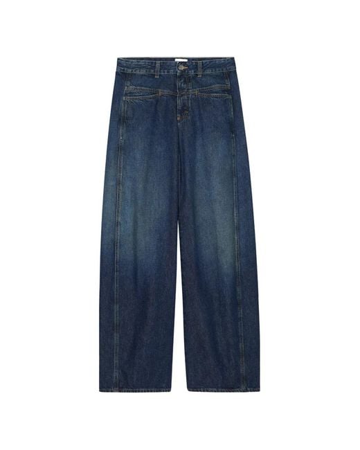 Closed Blue Tori-X Wide-Leg Jeans