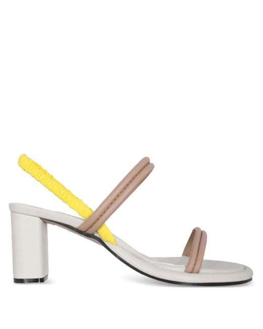 Alysi Natural 60Mm Strap Heeled Sandals