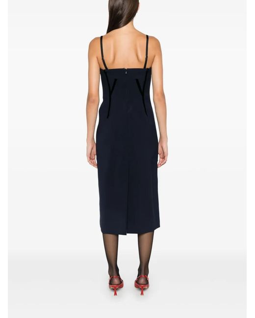 Sportmax Blue Anemone Dress