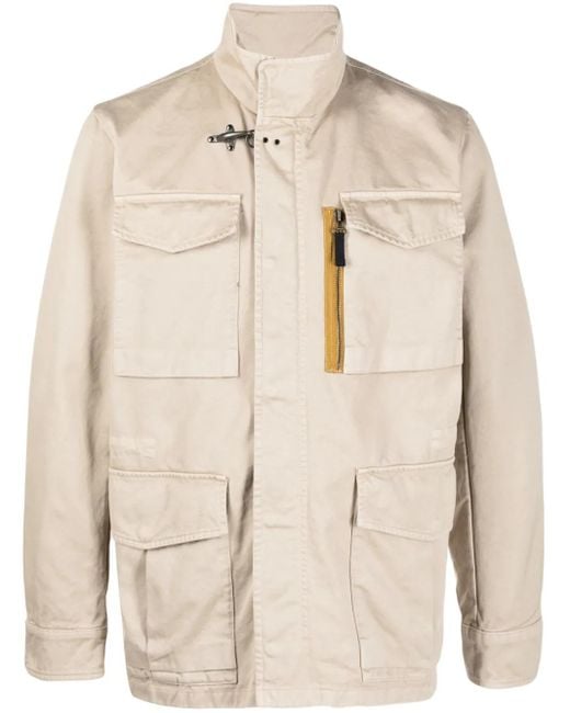 Fay Natural Multiple-Pocket Field Jacket for men