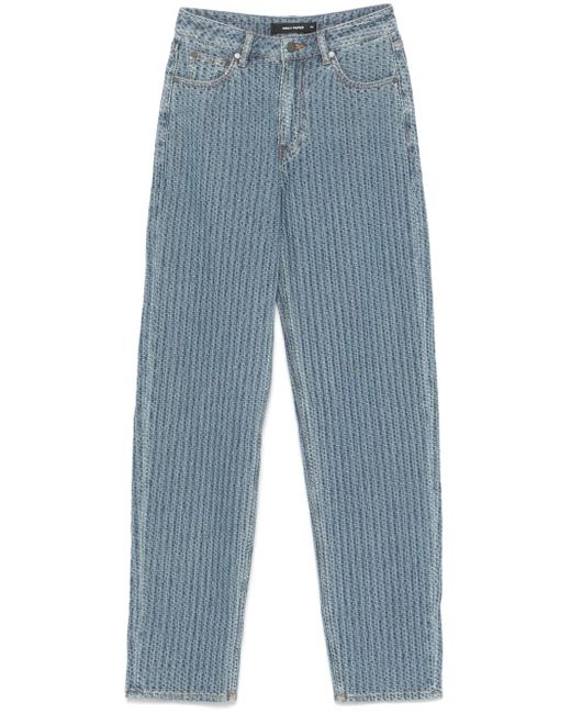 Daily Paper Blue Straight-Leg Jeans