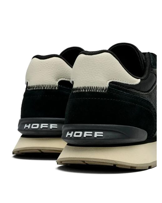 HOFF Black City Panelled Lace-Up Sneakers