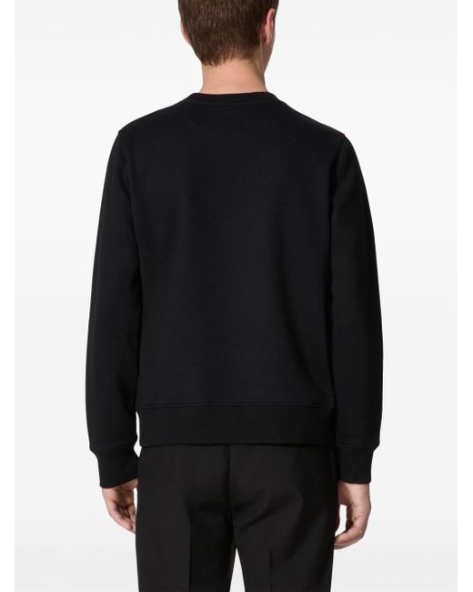 Valentino Garavani Sweater Met Logoplakkaat in het Black voor heren