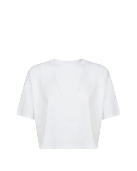 Dondup White Boxy T-Shirt