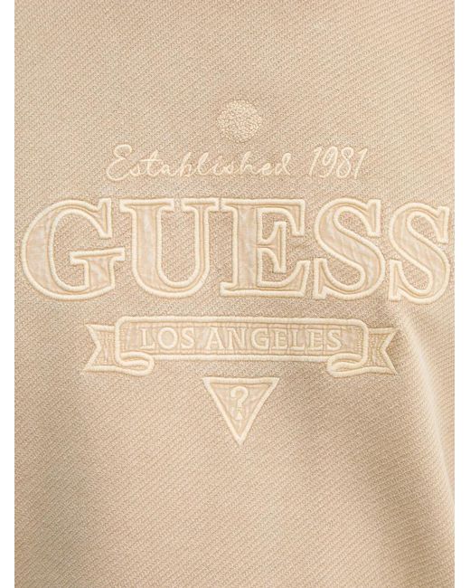 Guess Natural Embroidered Sweatshirt for men