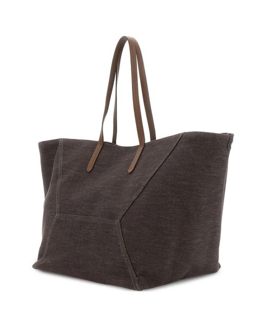 Brunello Cucinelli Black Duo Tasche