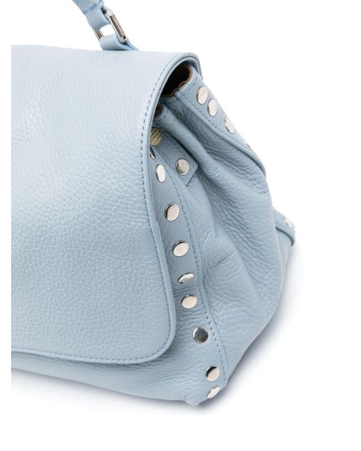 Bolso satchel Postina pequeño Zanellato de color Blue