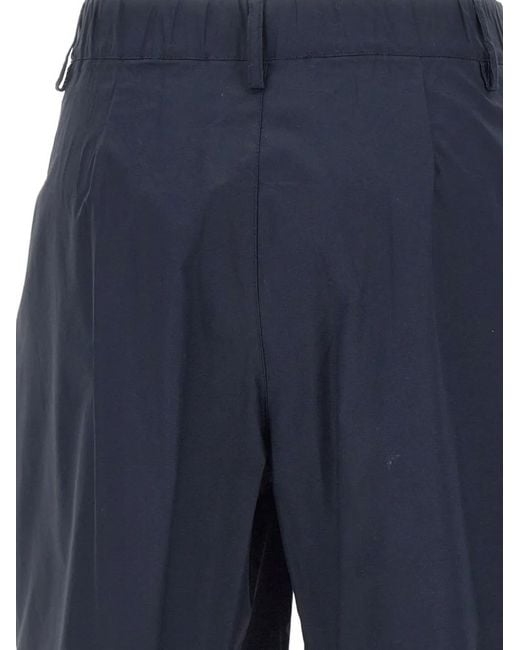 Kaos Blue Pleat Tailored Shorts