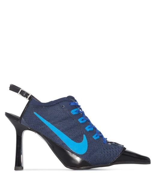 Ancuta Sarca Blue X Nike Slingback Stiletto Pumps
