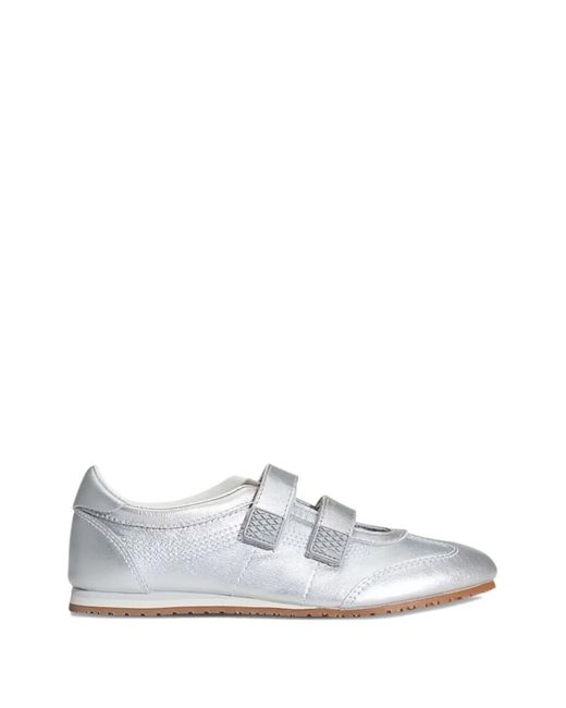 Vans White Mary Jane Leathe Sneakers
