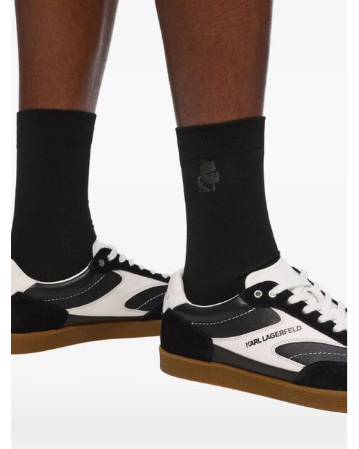 Set Di 5 Paia Di Calzini Kameo Con Logo di Karl Lagerfeld in White da Uomo
