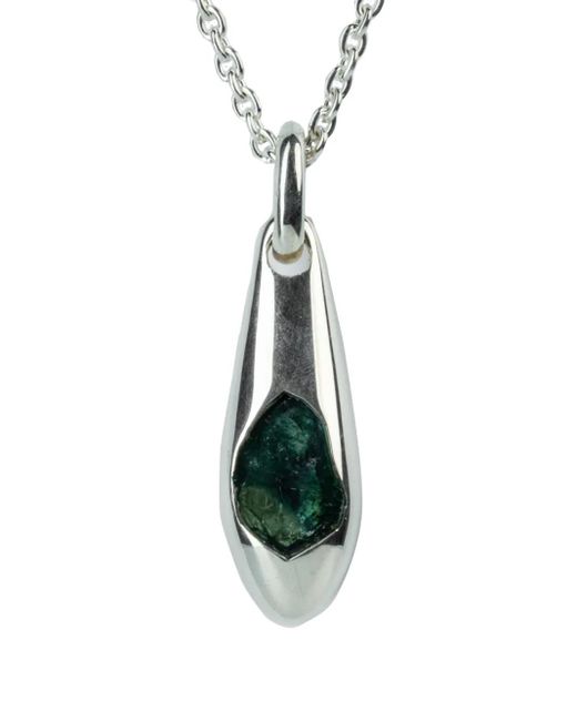 Parts Of 4 Green Sterling- Chrysalis Tourmaline Necklace