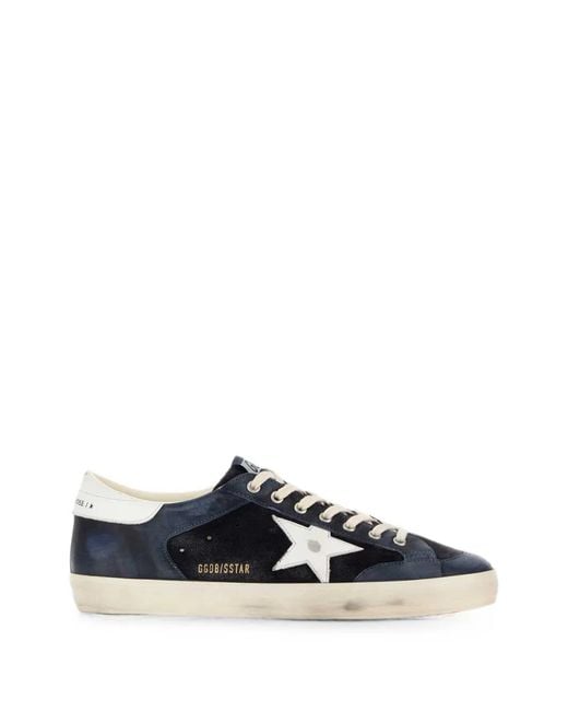 Golden Goose Deluxe Brand White Super-Star Leather Sneakers for men
