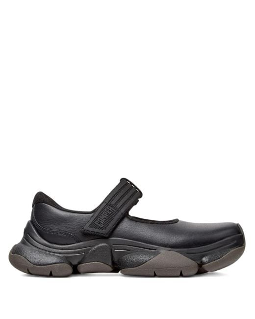 Camper Black Karst 2 Leather Slip-On Sneakers