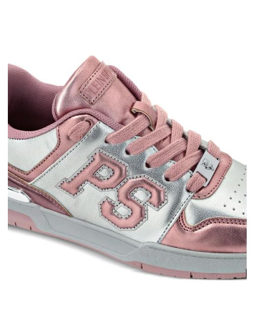 Philipp Plein Multicolor Eco Leather Lo-Top Sneakers
