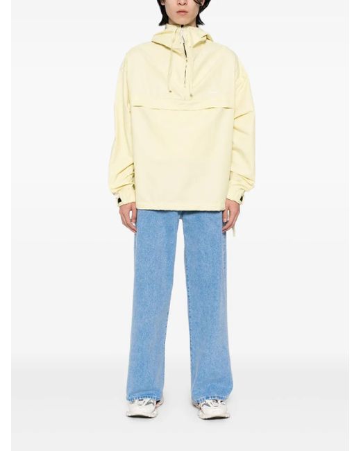 Sunnei Natural Zip-Up Hoodie