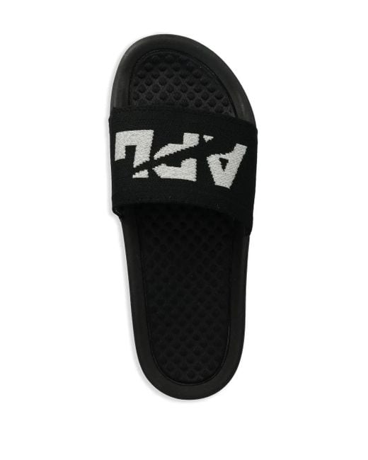 Athletic Propulsion Labs Black Big Logo Techloom Slides