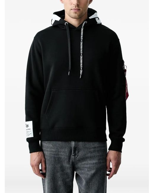 Alpha Industries Black Alpha Hoodie for men