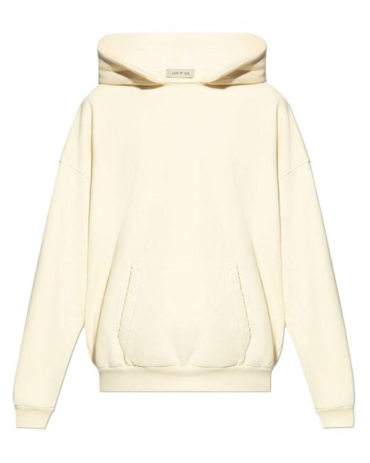 Fear Of God Natural Long-sleeve Cotton Hoodie for men