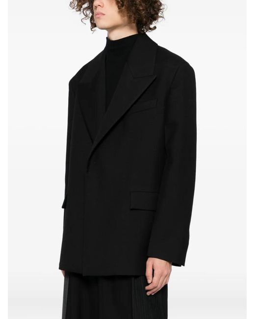 Jil Sander Black Single-Breasted Blazer for men