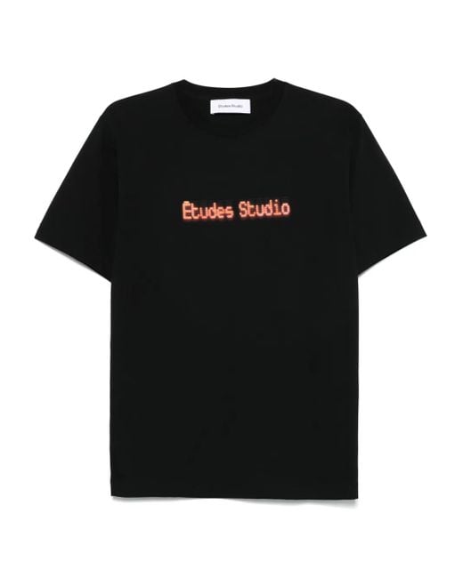 Etudes Studio Black Time Code T-Shirt