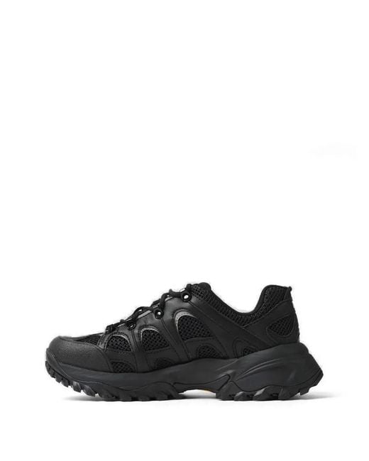 The North Face Black Hedgehog 06 Rvst Logo-Detail Sneakers for men