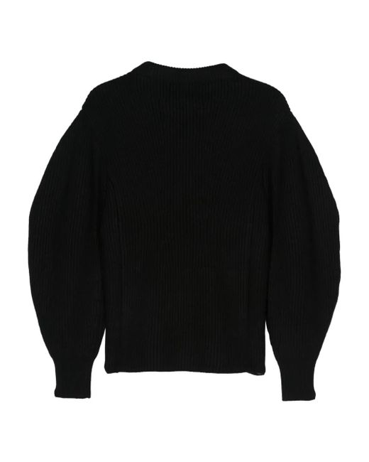 Jil Sander Black Wool Sweater
