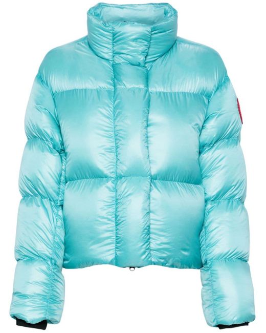 Canada Goose Blue Cypress Cropped Puffer Jacket