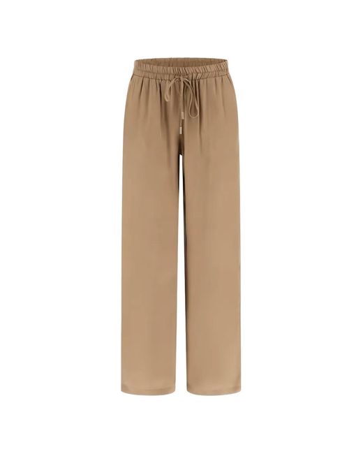Guess Natural Twill Flare-Leg Joggers