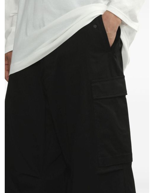 Pantalones anchos tipo cargo Y's Yohji Yamamoto de hombre de color Black