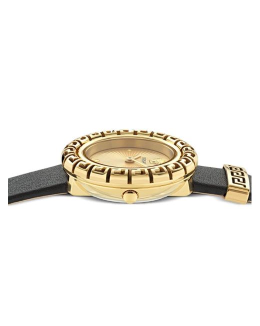 Versace La Greca 28mm Horloge in het Metallic