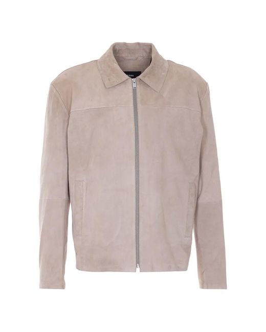 Arma Pink Hardin Zip-Up Bomber Jacket for men