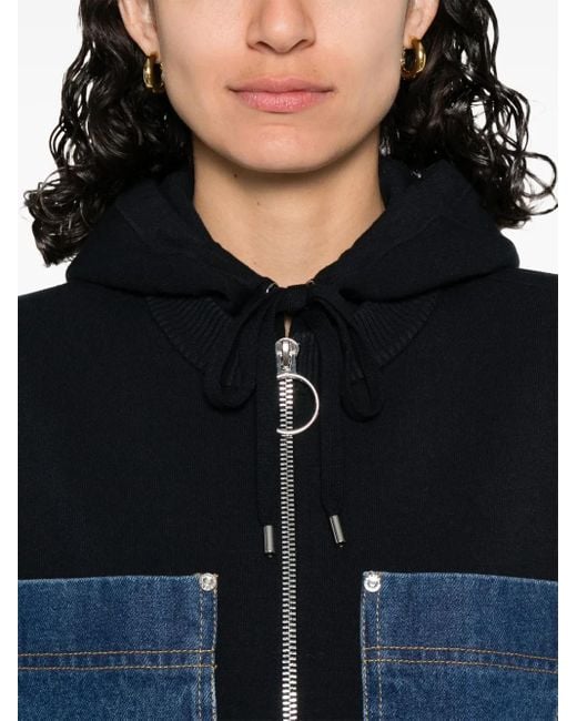 Sandro ジップアップ パーカー Blue