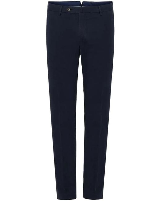 PT Torino Blue Straight-Leg Chinos for men