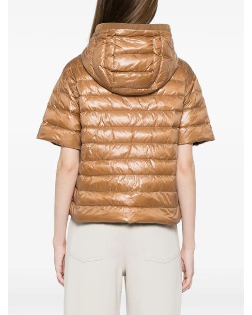 Herno Natural Short-Sleeve Padded Jacket