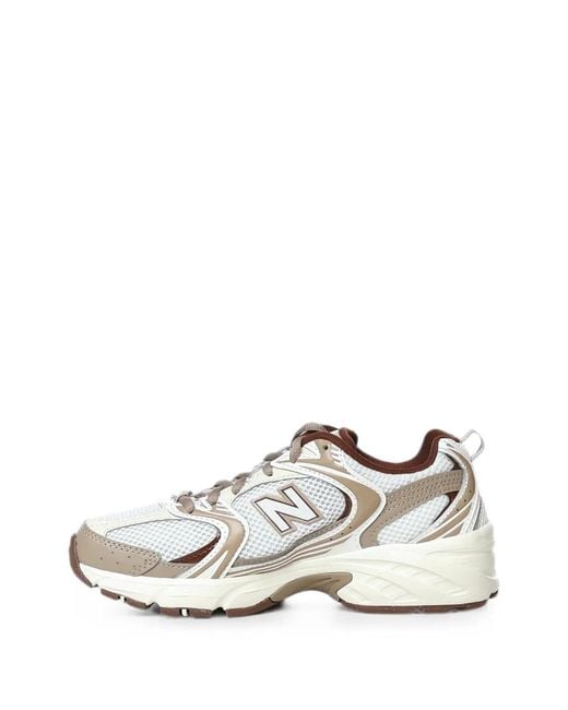 New Balance White 530 Sneakers